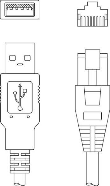 Leuze Electronic 50120432 Verbindungsleitung 1St.