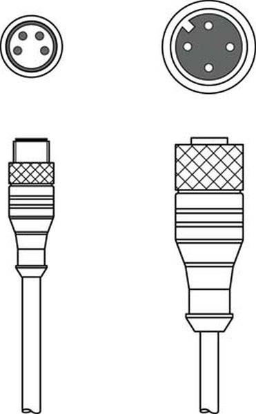 Leuze Electronic 50116738 Verbindungsleitung 1St.