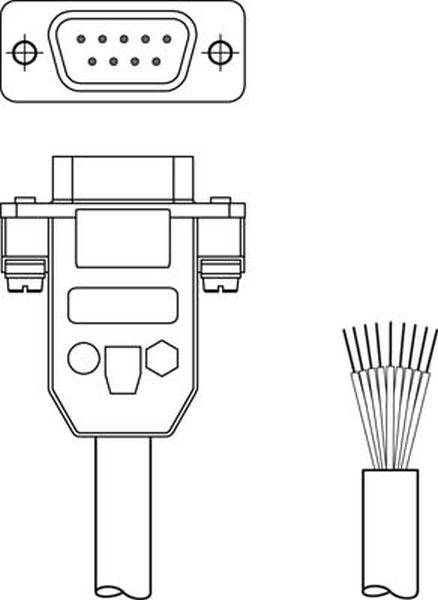 Leuze Electronic 50035421 Verbindungsleitung 1St.