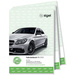 Sigel 513F3 DIN A5 portrait Carnet de route Nombre de pages: 64 vert, blanc 3 pc(s)