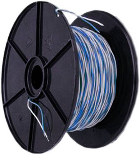 YV 2X0,6/1,1 w/sw Schaltdraht 100 m