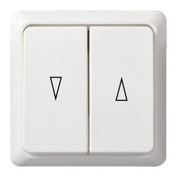 ELSO 502804 Jalousietaster 502804 10A RENOVIERUNG reinweiß 10St.