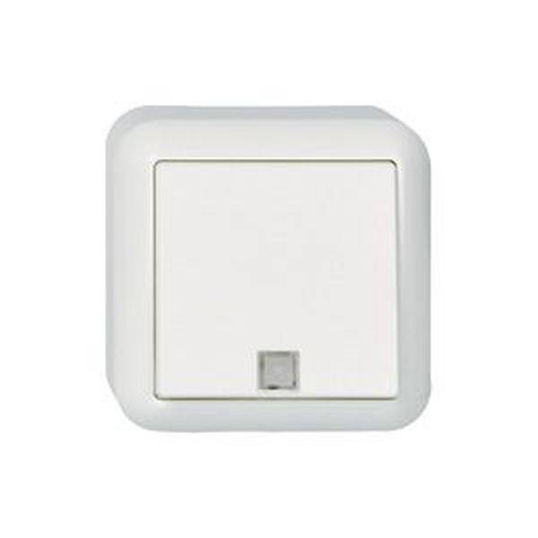 ELSO 381624 AP-Wechselkontrollschalter 381624 10A CONTURA reinweiß 10St.