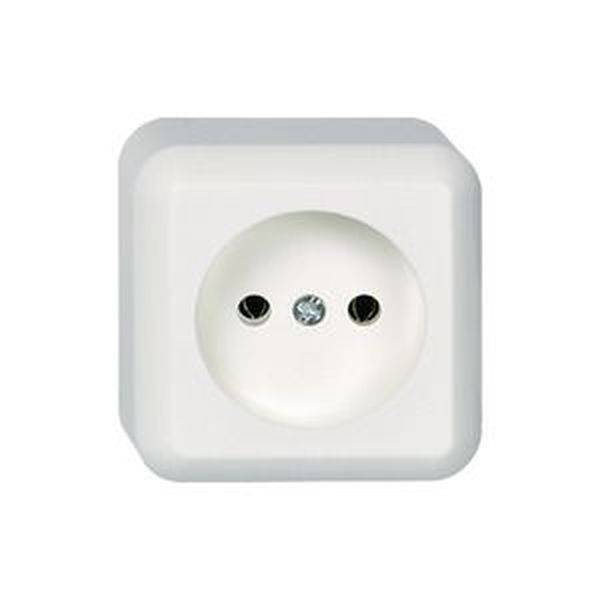 ELSO 395804 AP-Steckdose 395804 16A ohne Schutzk. CONTURA rw 10St.