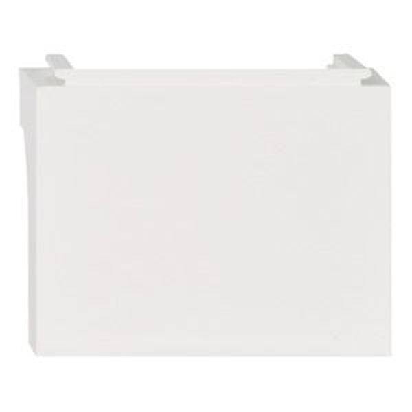 Weiße, rechteckige Box mit glatter Oberfläche, vor neutralem Hintergrund. Keine sichtbaren Merkmale oder Dekorationen.