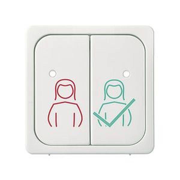 ELSO 735824 Tastfläche 735824 Ruf-Abstelltaster MEDIOPT CARE rw 5St.