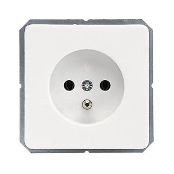 ELSO 215504 Steckdoseneinsatz 215504 Mittenschutzk. 16A reinweiß 10St.