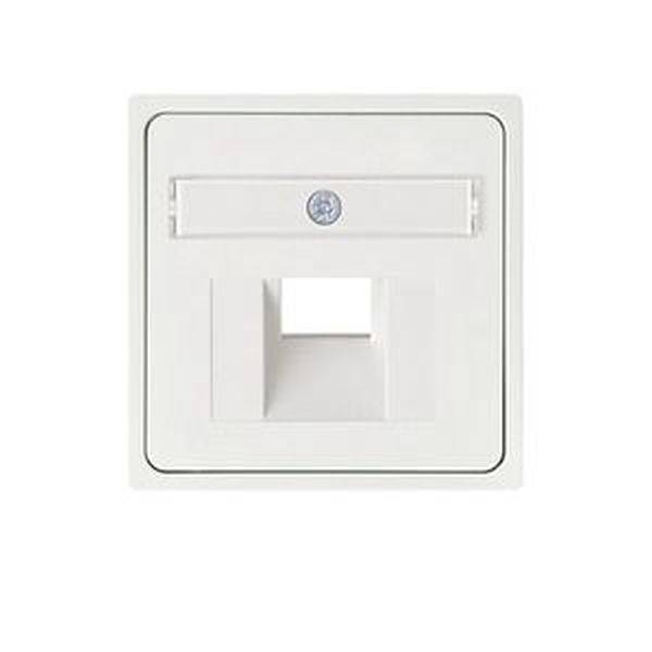 ELSO 366504 Zentralplatte 366504 für 1xRJ45 JOY reinweiß 10St.