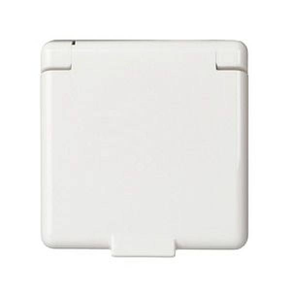 ELSO 223144 Zentralplatte 223144 Steckdose Klappdeckel rw 5St.