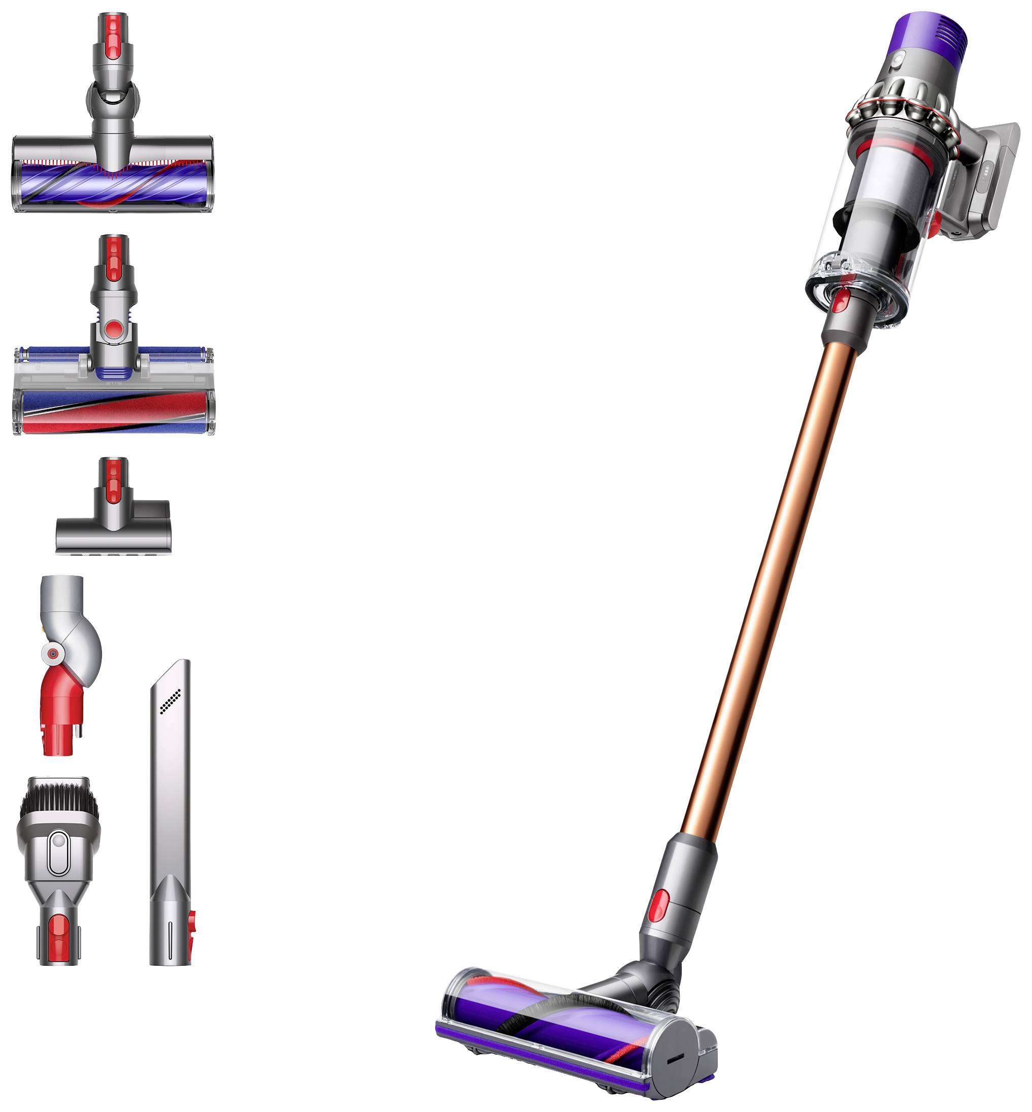 dyson V10 Absolute Nickel-Kupfer 448883-01 Akku-Handstaubsauger 25.2 V motorbetriebene Saugbürste