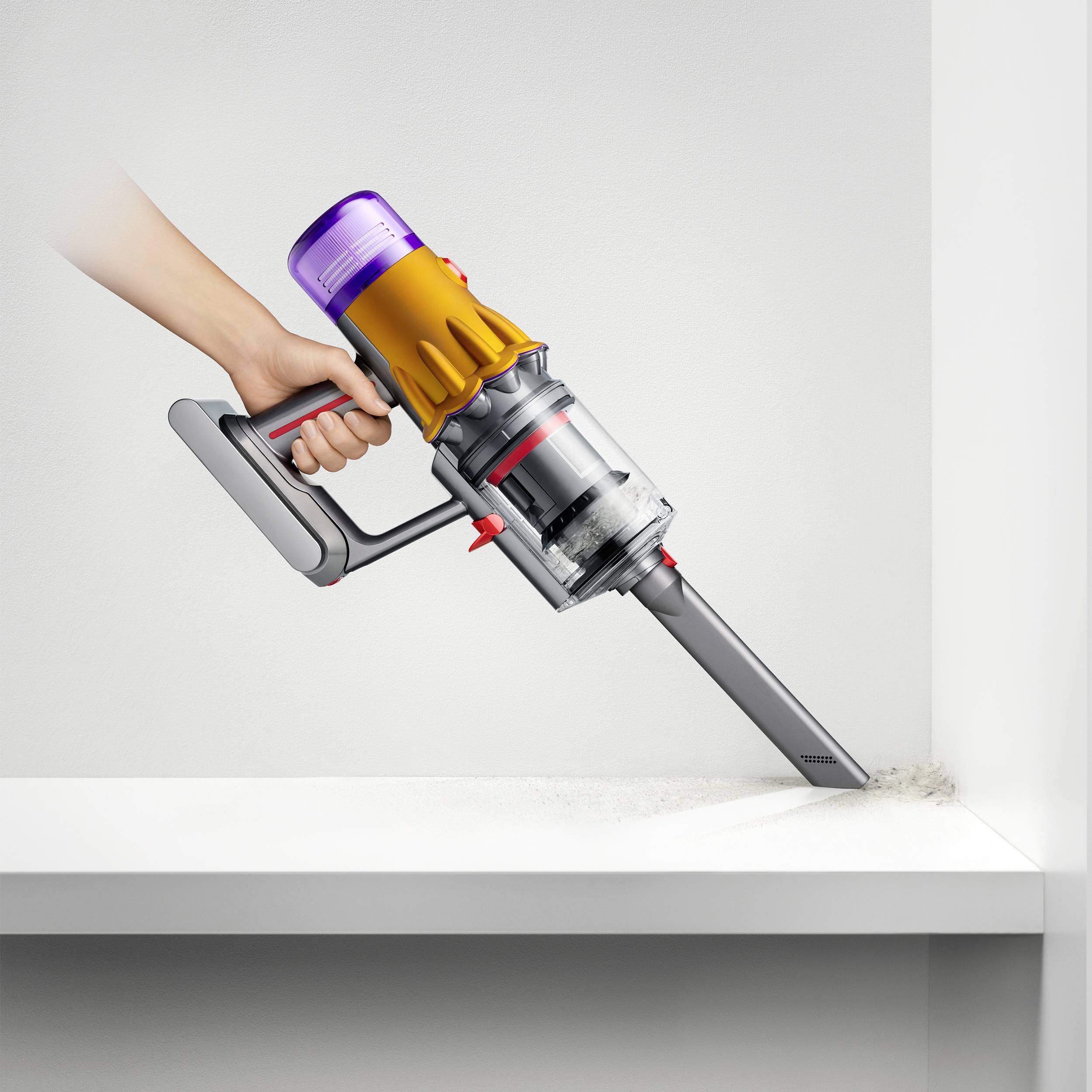 Dyson V12 Detect Slim Absolute - Trocken - Zyklonal - Teppich - Harter Boden - 545 W - Beutellos - Nickel - Ge