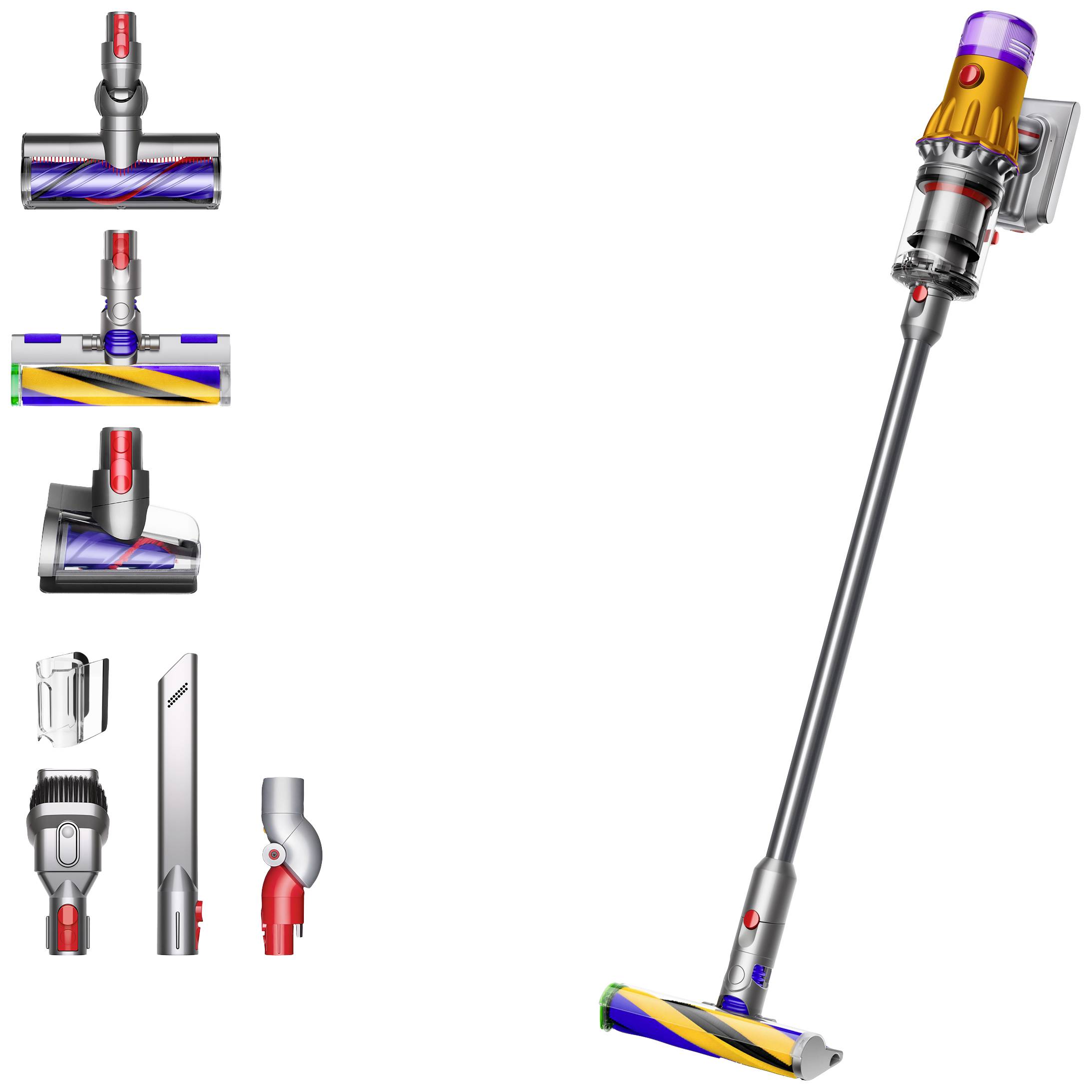 Dyson V12 Detect Slim Absolute - Trocken - Zyklonal - Teppich - Harter Boden - 545 W - Beutellos - Nickel - Ge