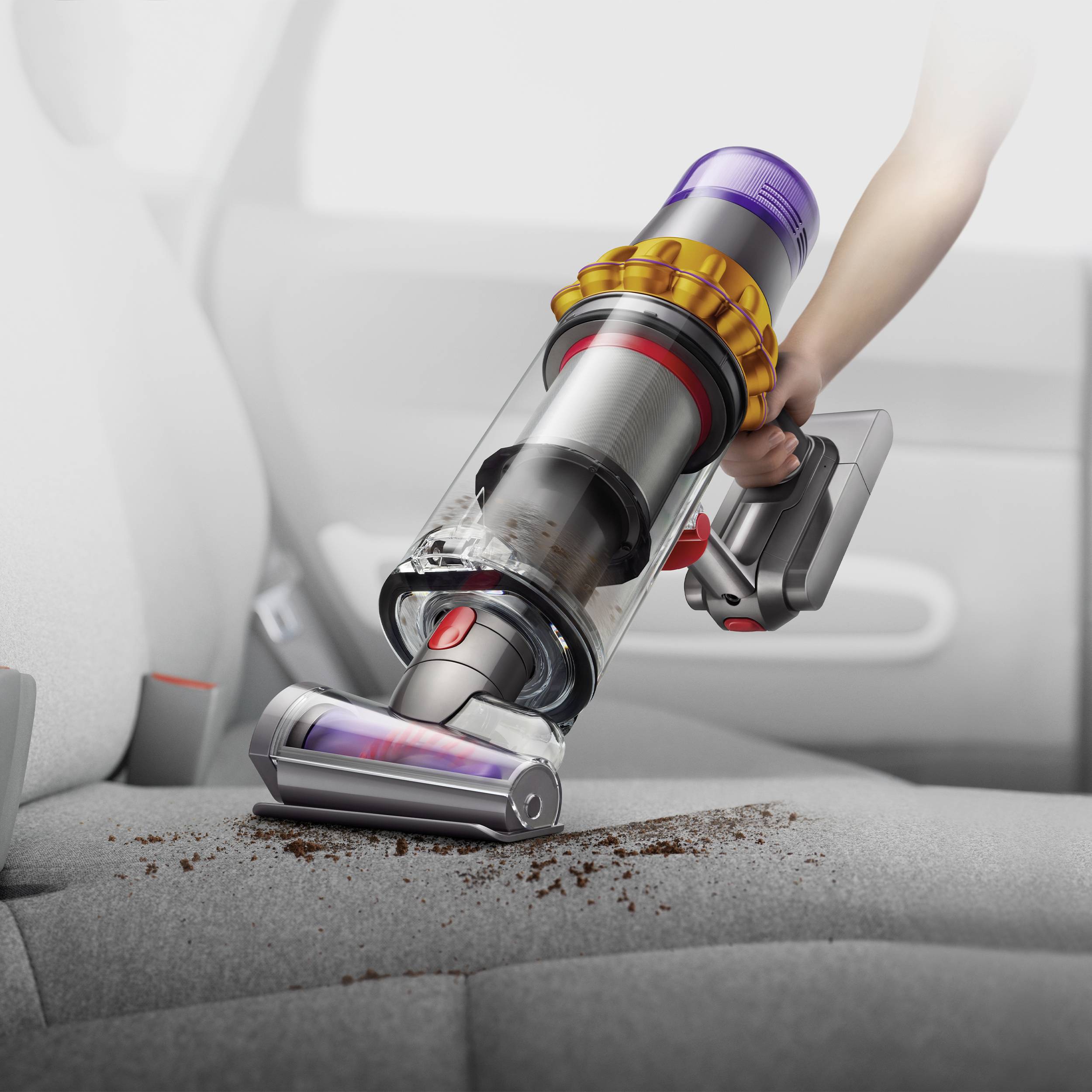 dyson V15 Detect Absolute (Gelb / Nickel) 446986-01 Akku-Zyklon-Staubsauger 25.2 V 230 V 660 W motorbetriebene Saugbürste