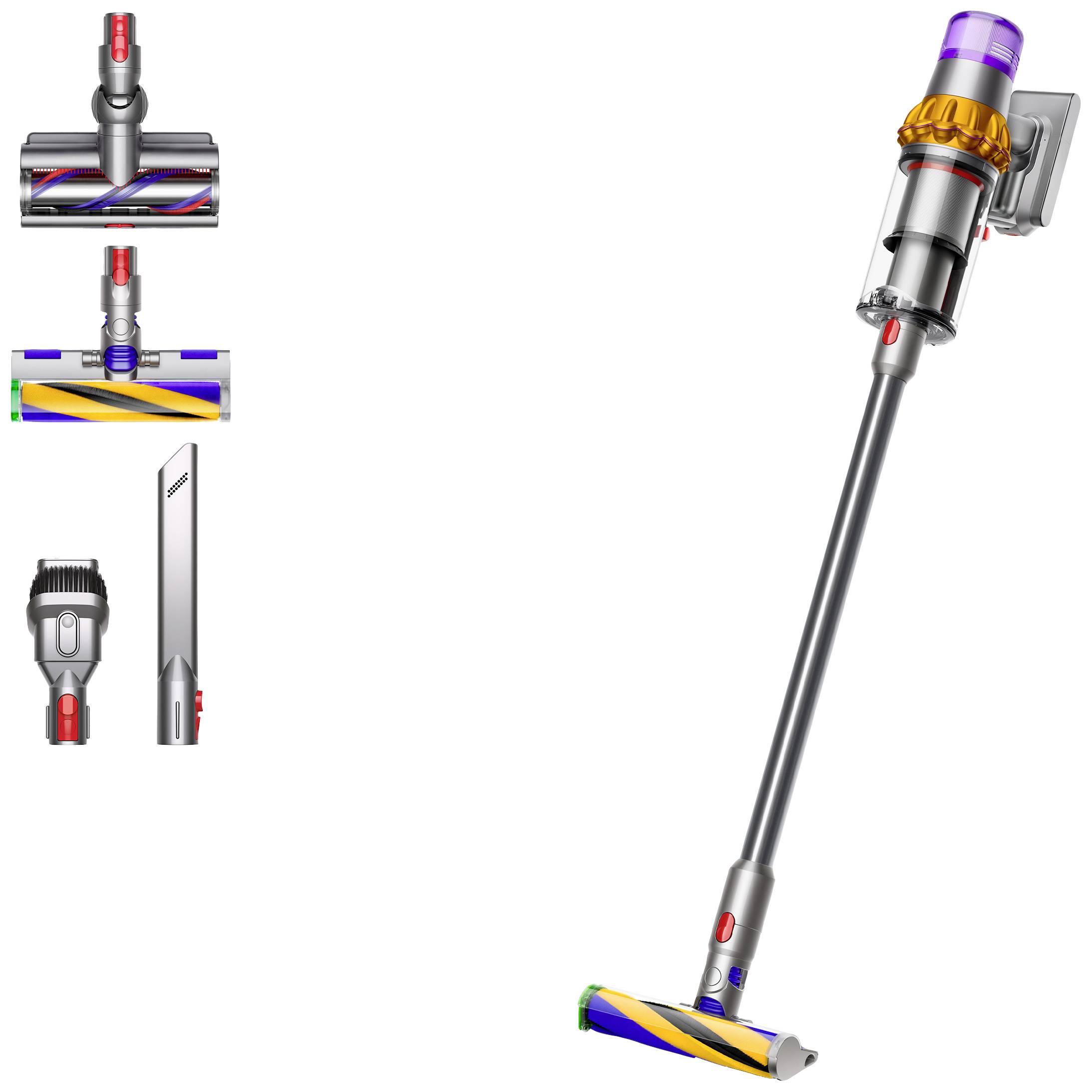 dyson V15 Detect Absolute Nickel, Gelb 446986-01 Akku-Zyklon-Staubsauger 25.2 V 230 V 660 W motorbetriebene Saugbürste