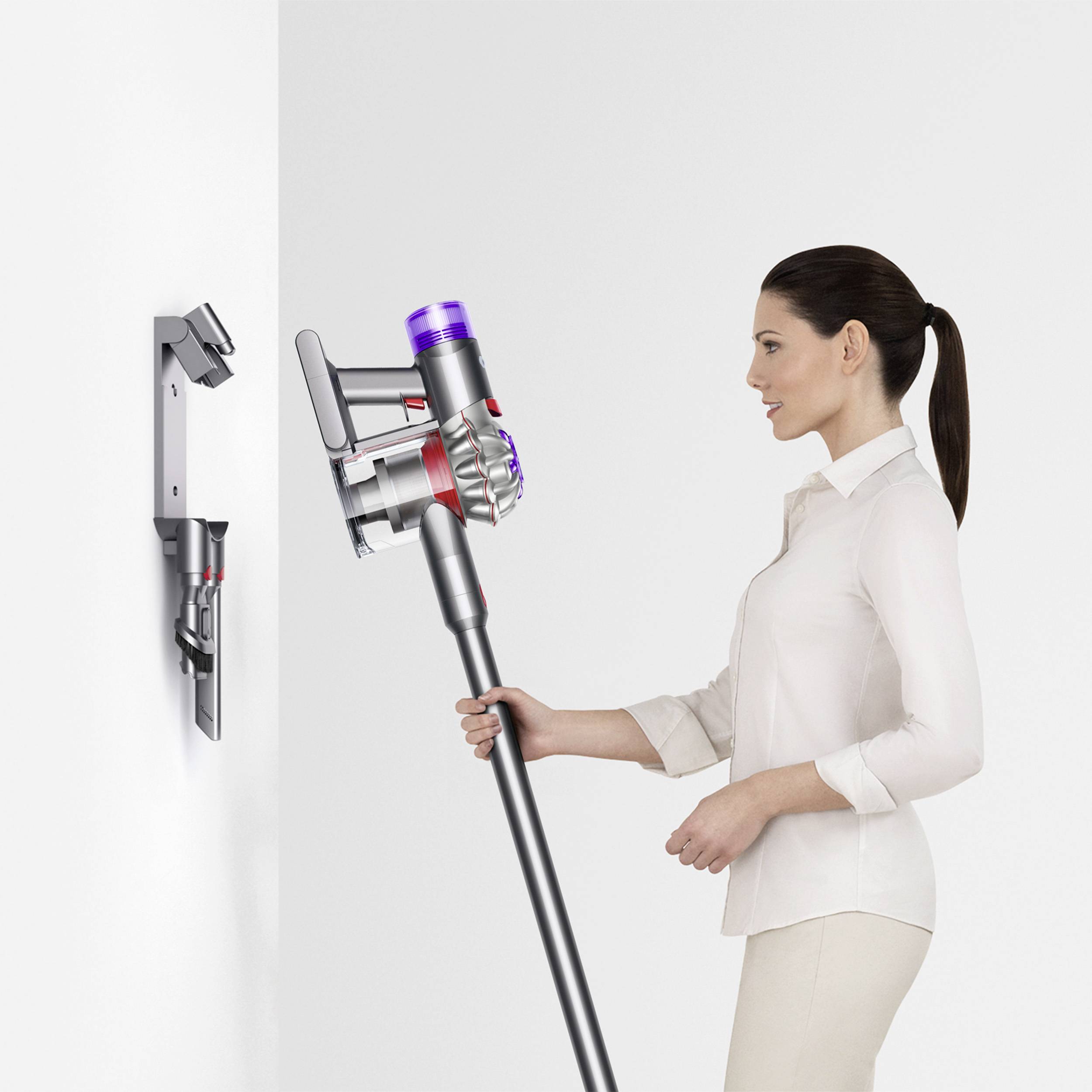 dyson V8 Silber-Nickel 446969-01 Akku-Handstaubsauger 21.6 V 230 V 425 W motorbetriebene Saugbürste