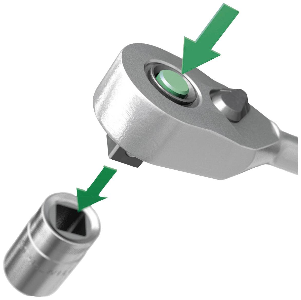 Stahlwille 415QR/512QR 91336421 Feinzahnknarre 1/2", 1/4"