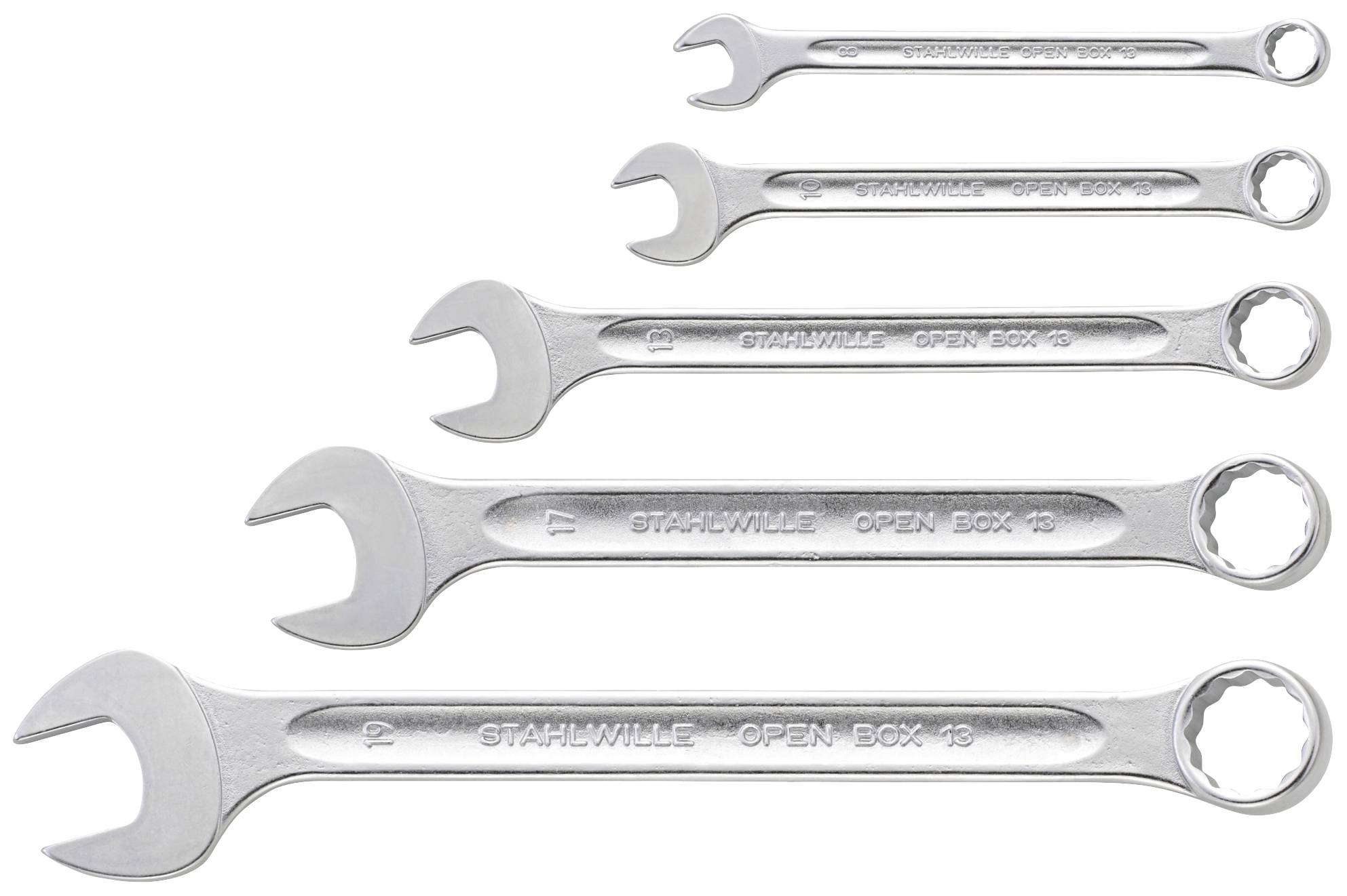 Stahlwille 96400809 13/5 Ring-Maulschlüssel-Satz 5teilig Schlüsselweite (Metrisch) 8 - 19mm