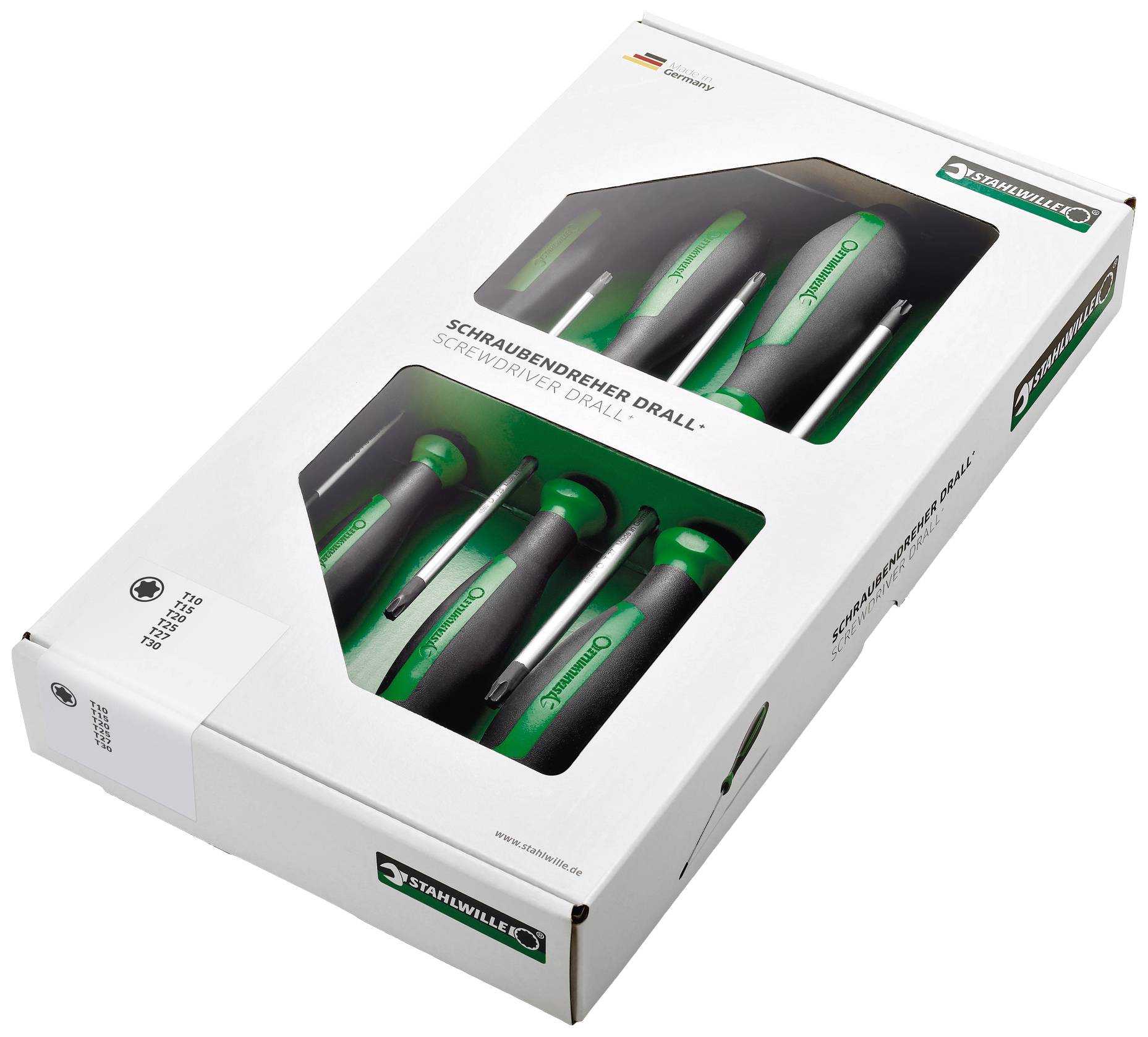 Stahlwille 4689TX Werkstatt Schraubendreher-Set Größe (Schraubendreher) T 10, T 15, T 20, T 25, T 27 1 Set
