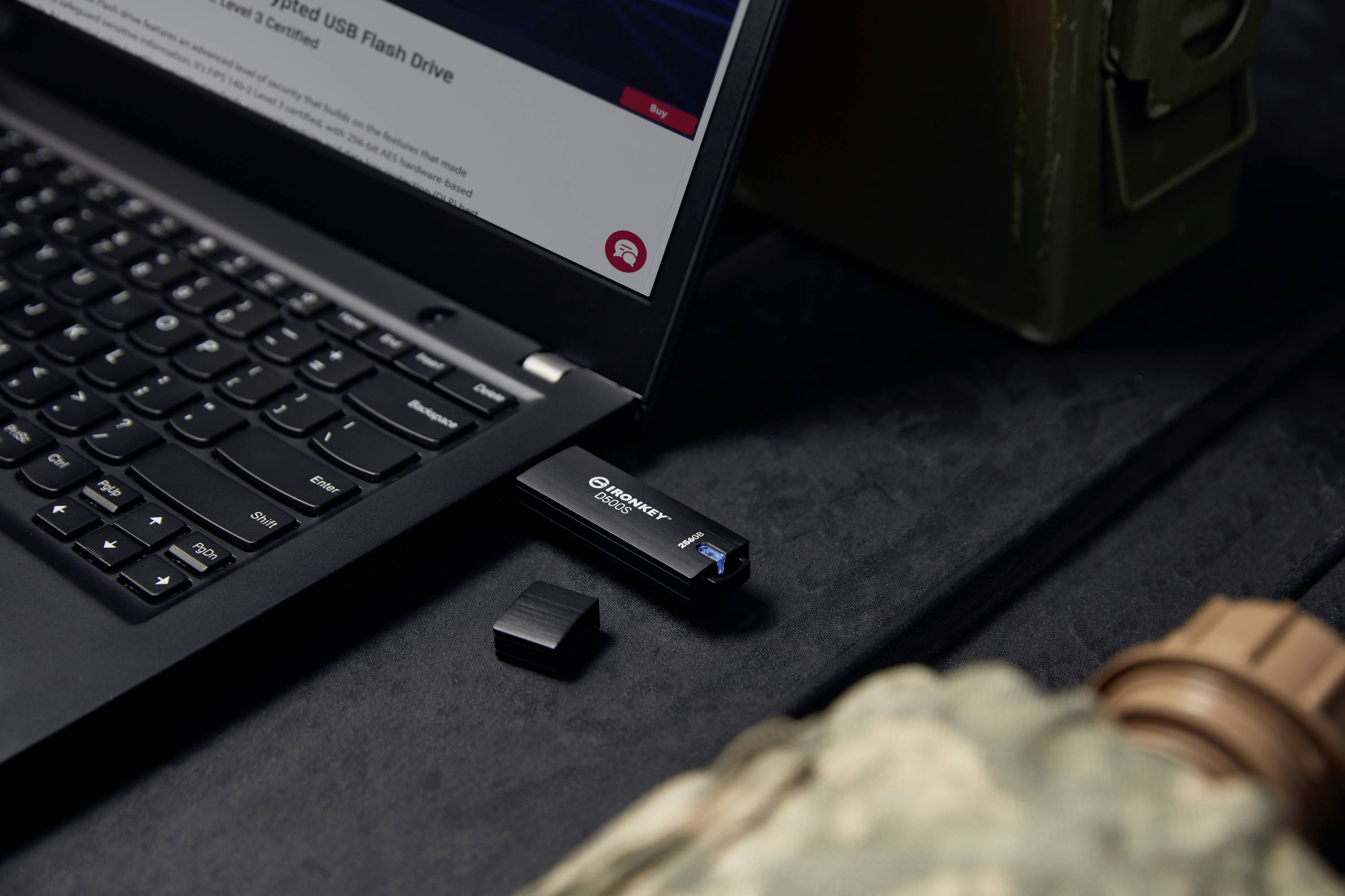 Kingston IronKey D500S - USB-Flash-Laufwerk - verschlüsselt