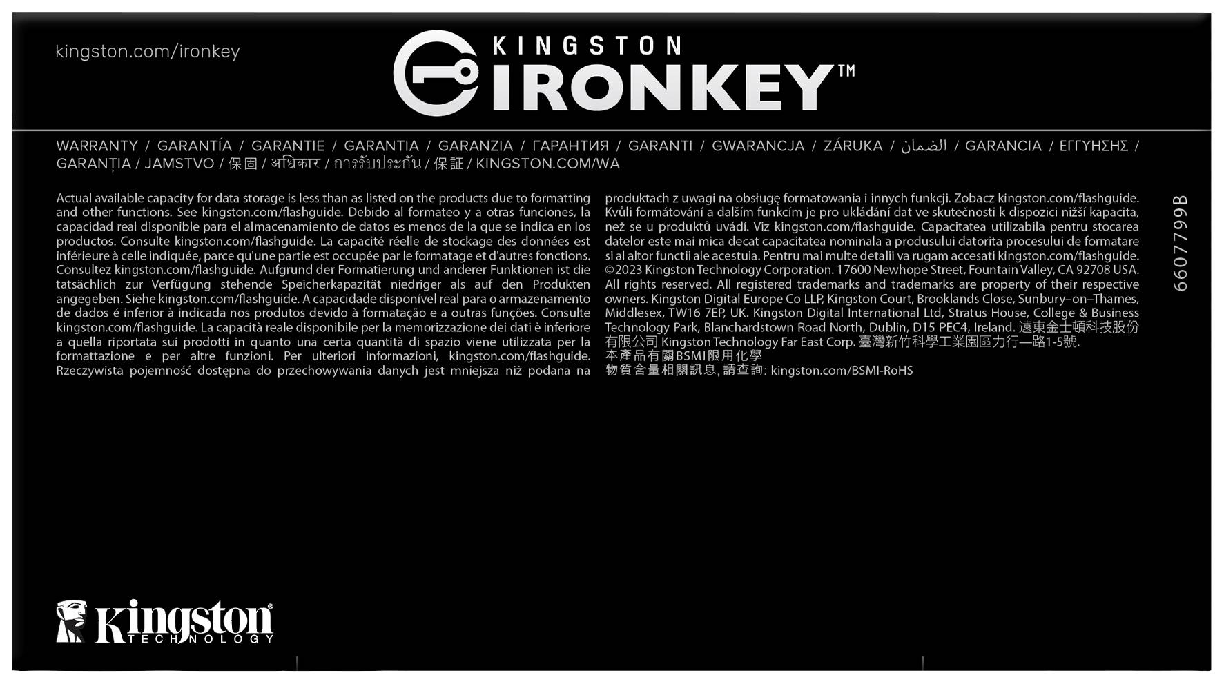 Kingston IronKey D500S USB-Stick 16 GB Schwarz IKD500S/16GB USB-A (USB 3.2 Gen 1)