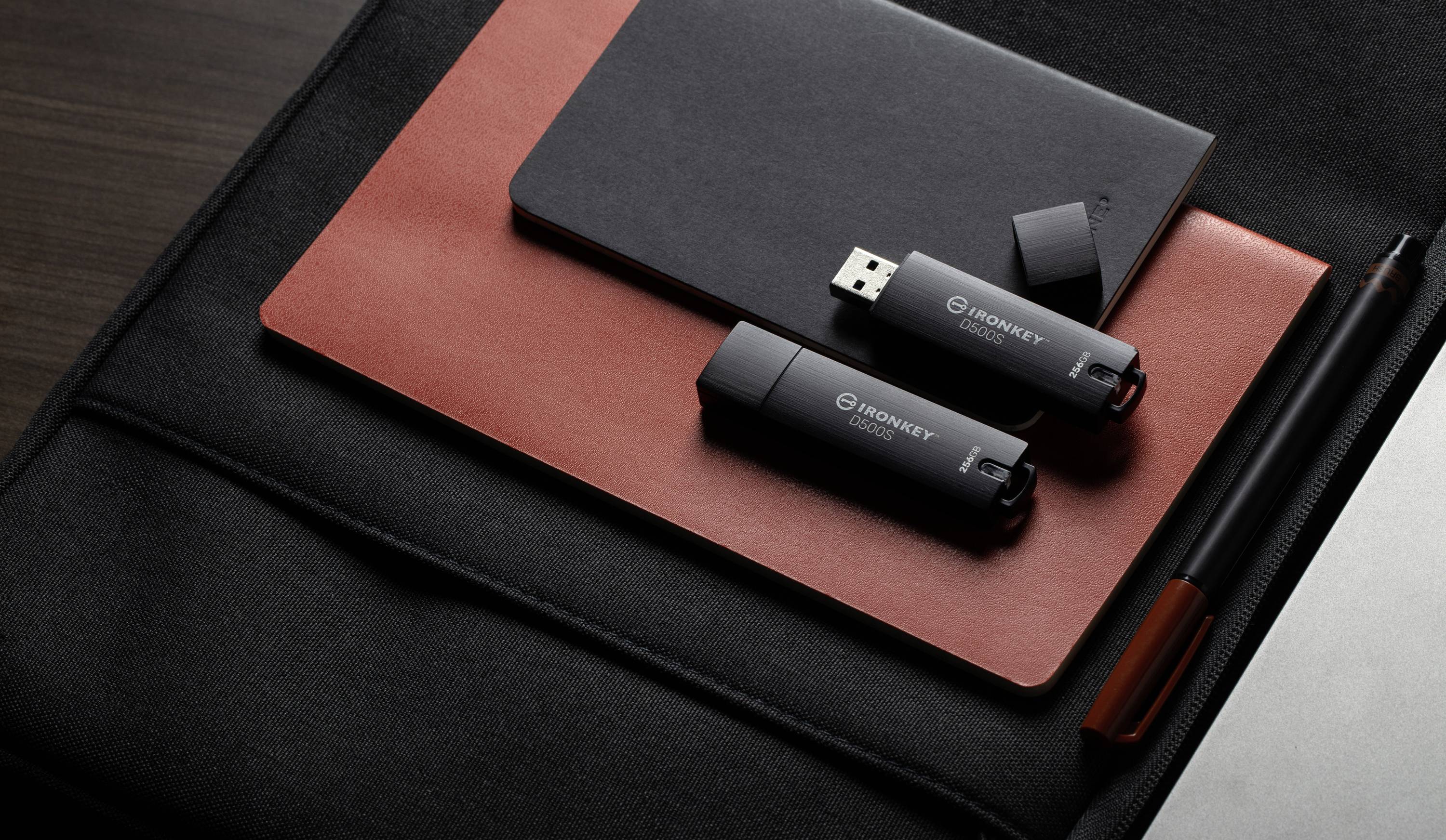 Kingston IronKey D500S USB-Stick 256 GB Schwarz IKD500S/256GB USB-A (USB 3.2 Gen 1)