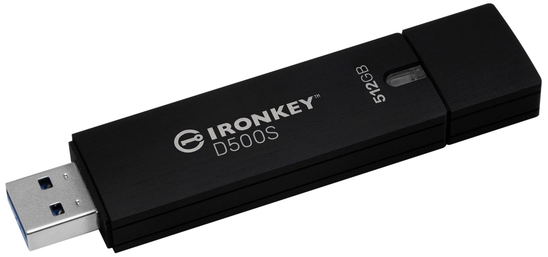 Kingston IronKey D500S USB-Stick 512 GB Schwarz IKD500S/512GB USB-A (USB 3.2 Gen 1)