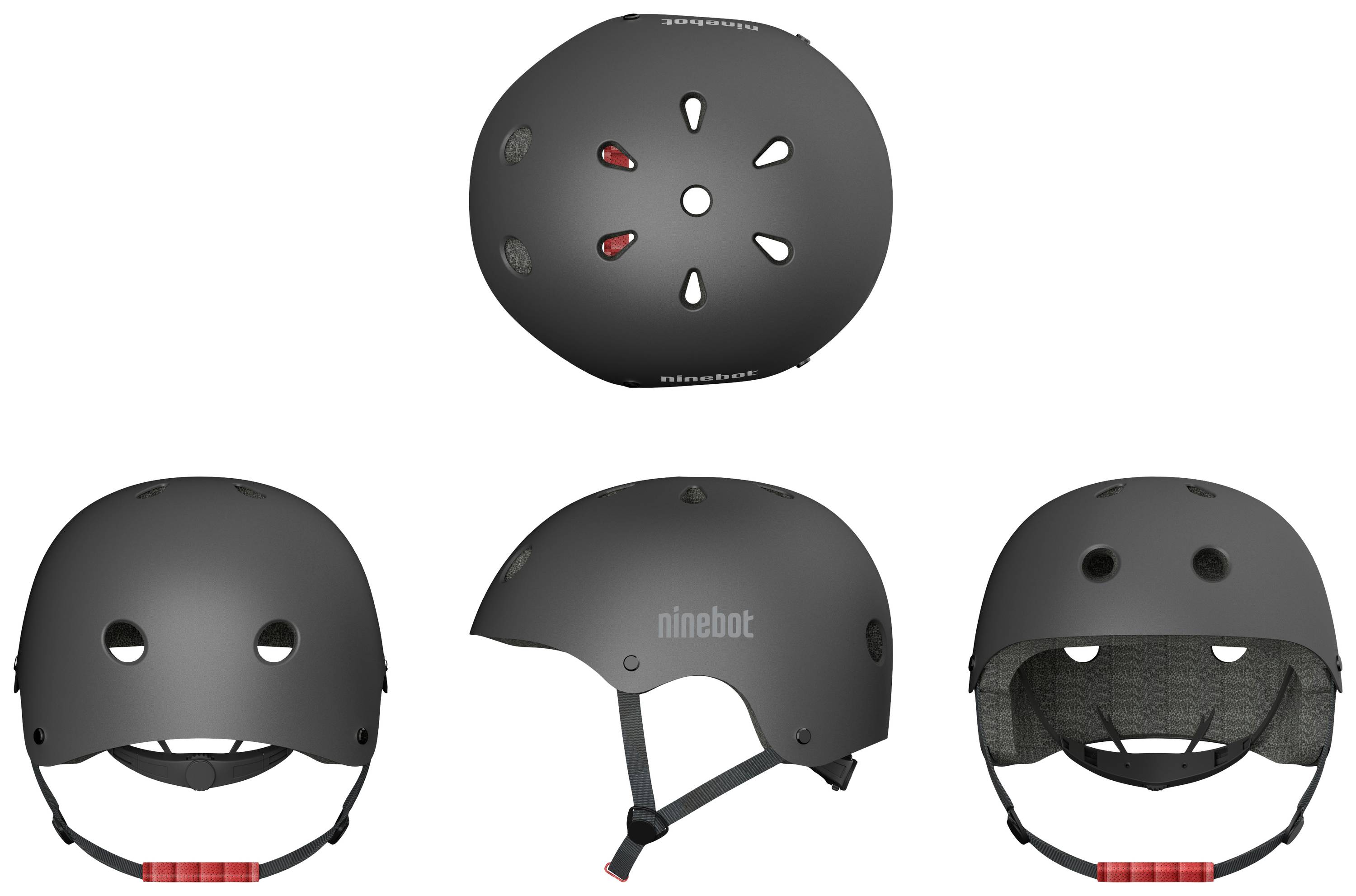 Segway Ninebot Scooter-Helm Schwarz Kopfumfang=54-60cm