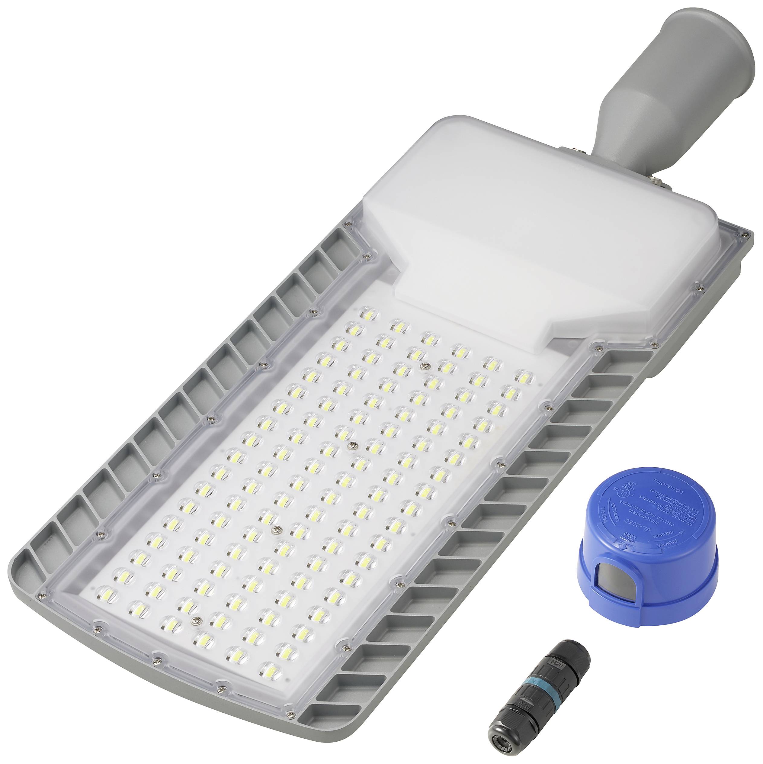 Sygonix SY-5972864 LED-Straßenlicht EEK: C (A - G) SMD LED LED fest eingebaut 150W Grau