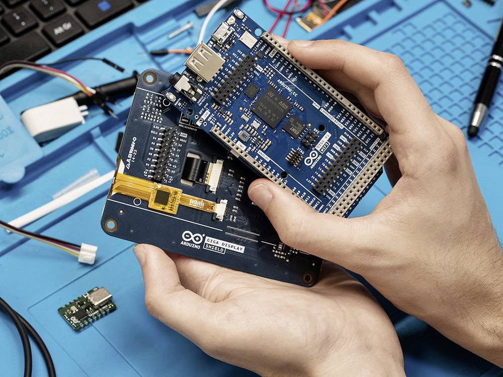 Arduino GIGA Display Shield Touchscreen-Monitor 10.1 cm (3.97 Zoll) 800 x 480 Pixel