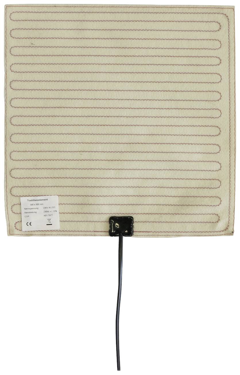 Thermo TECH Textil Heizfolie 230 V/DC, 230 V/AC 230W Schutzart IPX4 (L x B) 300mm x 300mm