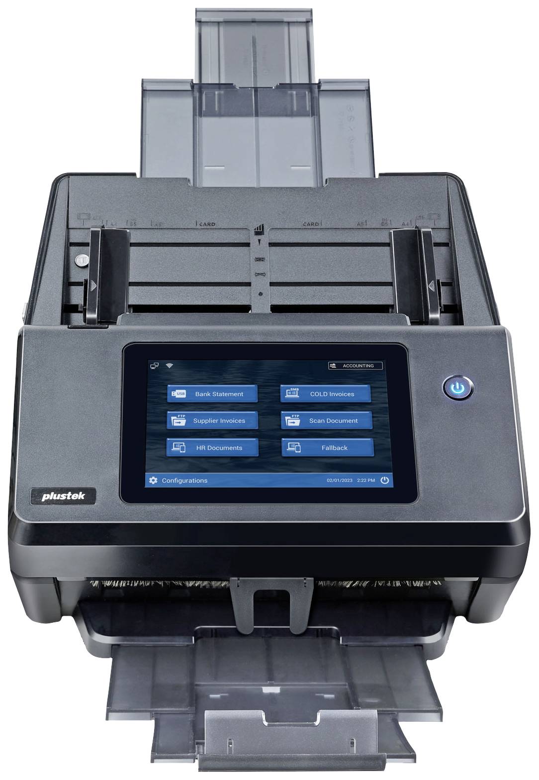 Plustek eScan A450Pro Dokumentenscanner A4 600 x 600 dpi 60 Seiten/min USB-A (USB 2.0), USB-A (USB 2.0), USB-A (Host), RJ45