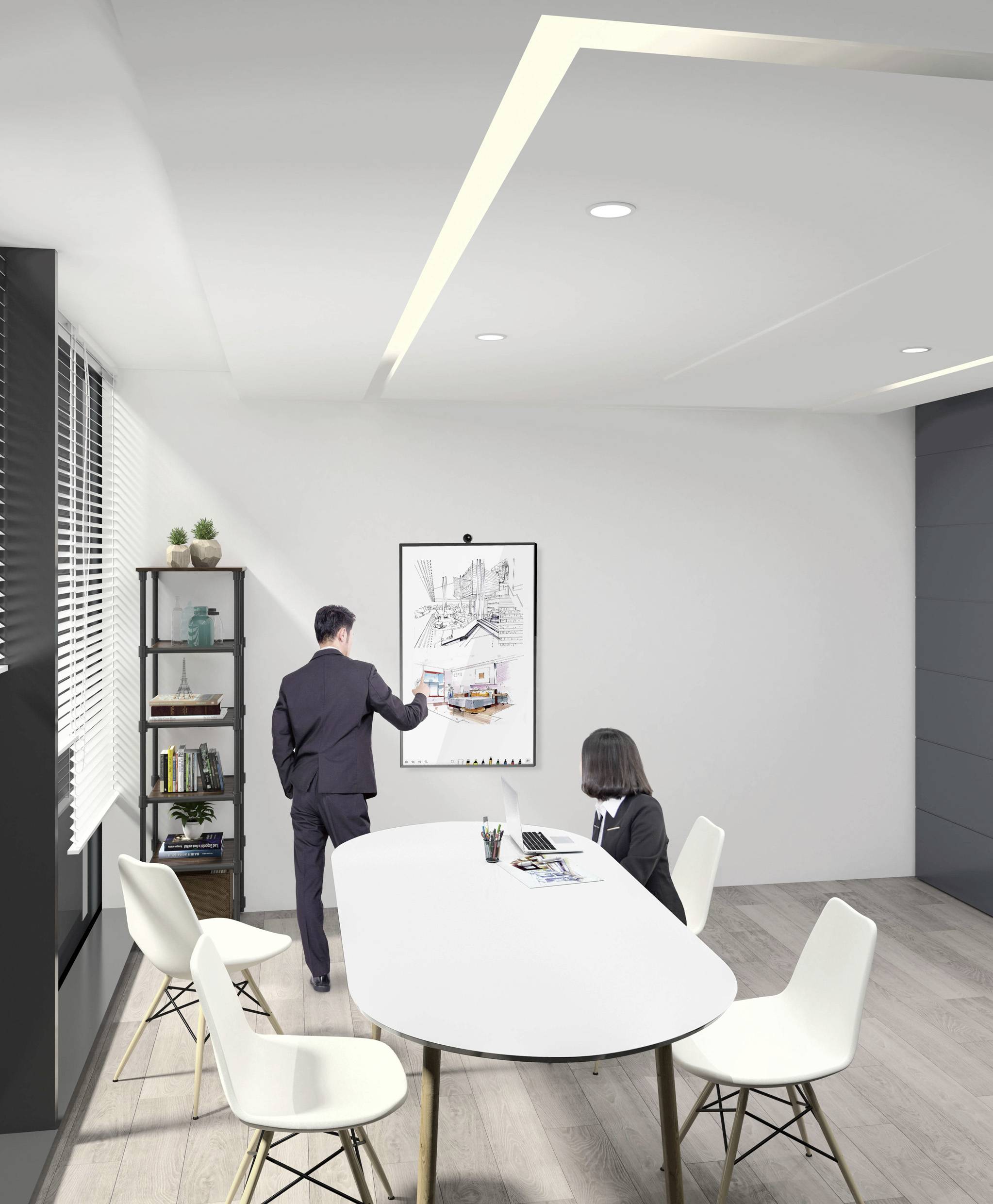 SpeaKa Professional SP-DS-100 TV-Wandhalterung 94,0cm (37") - 203,2cm (80") Drehbar, Querformat, Hochformat