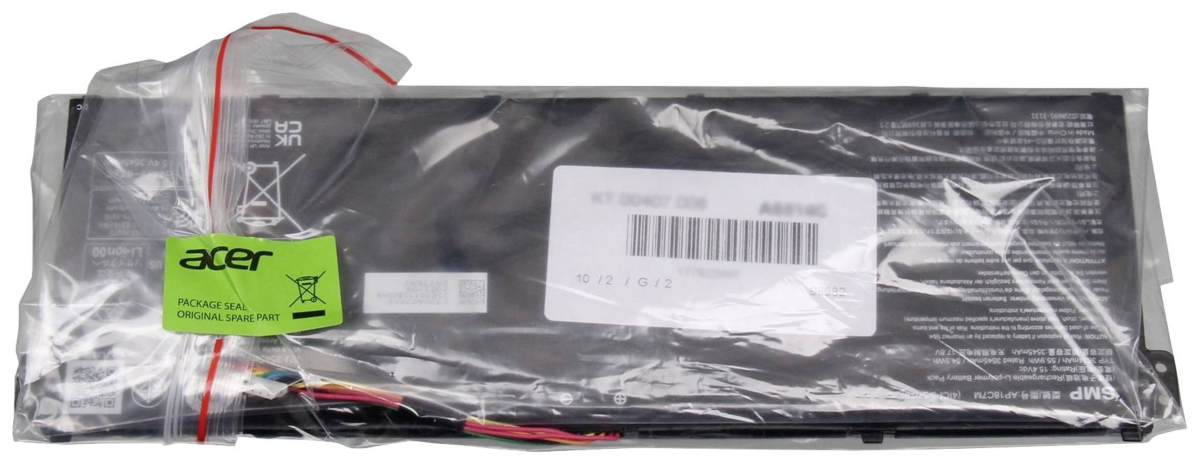 Acer Notebook-Akku KT.00407.008 15.4V 3634 mAh