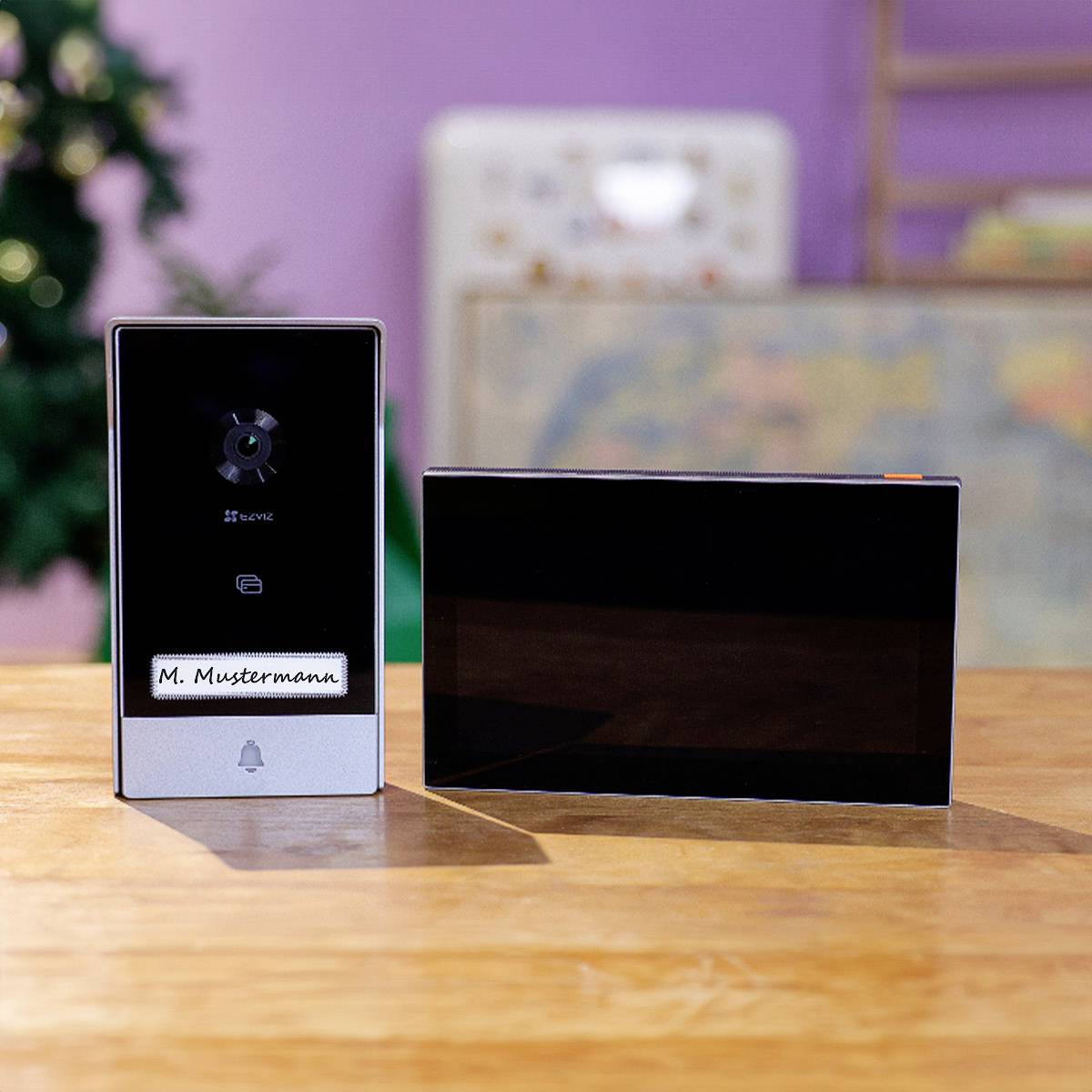 ezviz CS-HP7-R100-1W2TFC Video-Türsprechanlage Komplett-Set