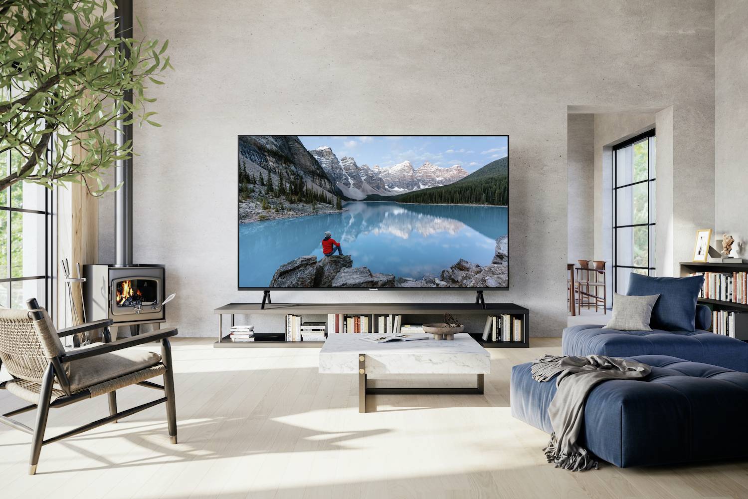 Panasonic TX-55MXW834 LCD-TV 139cm 55 Zoll EEK G (A - G) DVB-T2, DVB-T2 HD, DVB-S2, DVB-C Schwarz