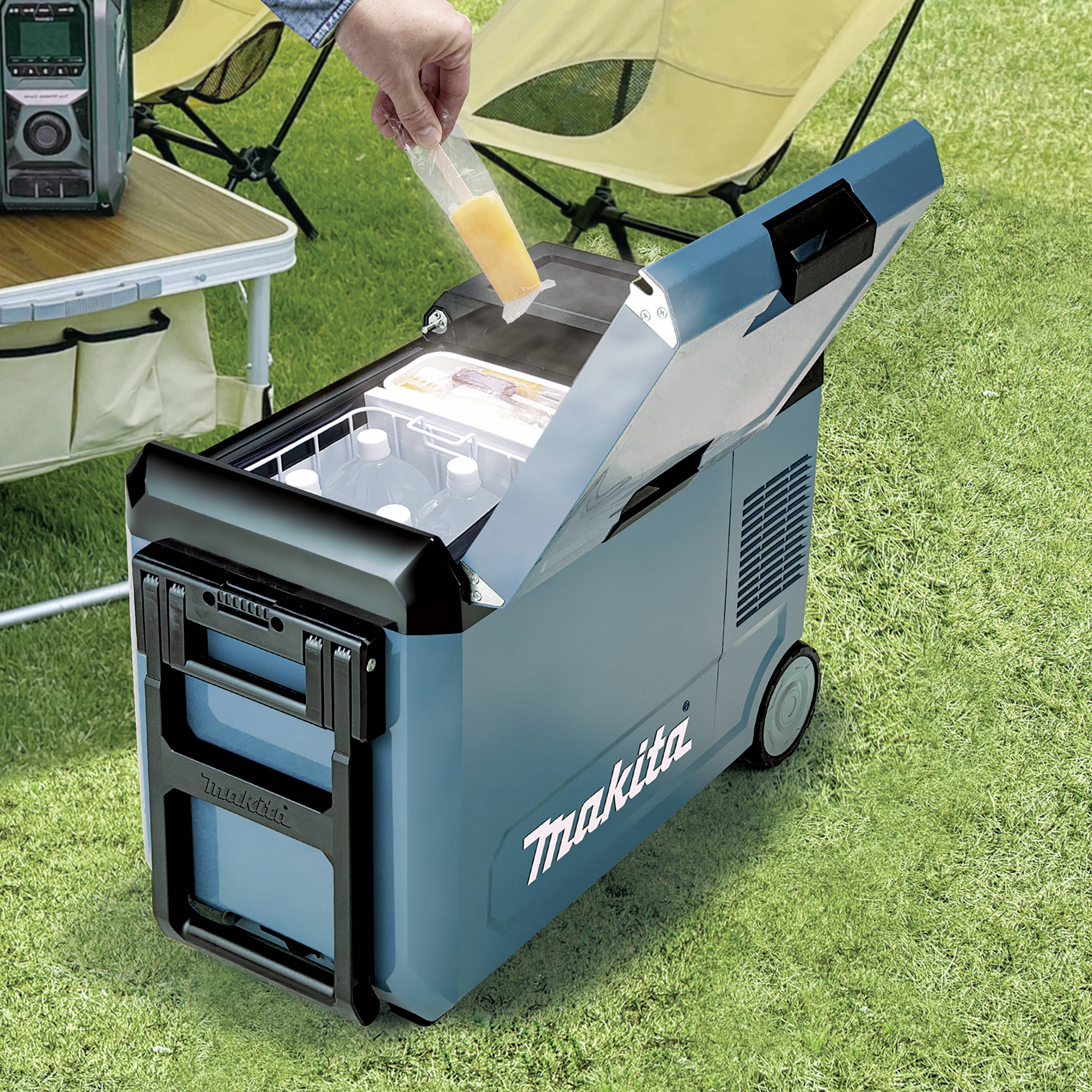 Makita CW004GZ Akku-Kühlbox & Heizbox 18 V, 40 V Türkis, Schwarz 29 l -18 °C