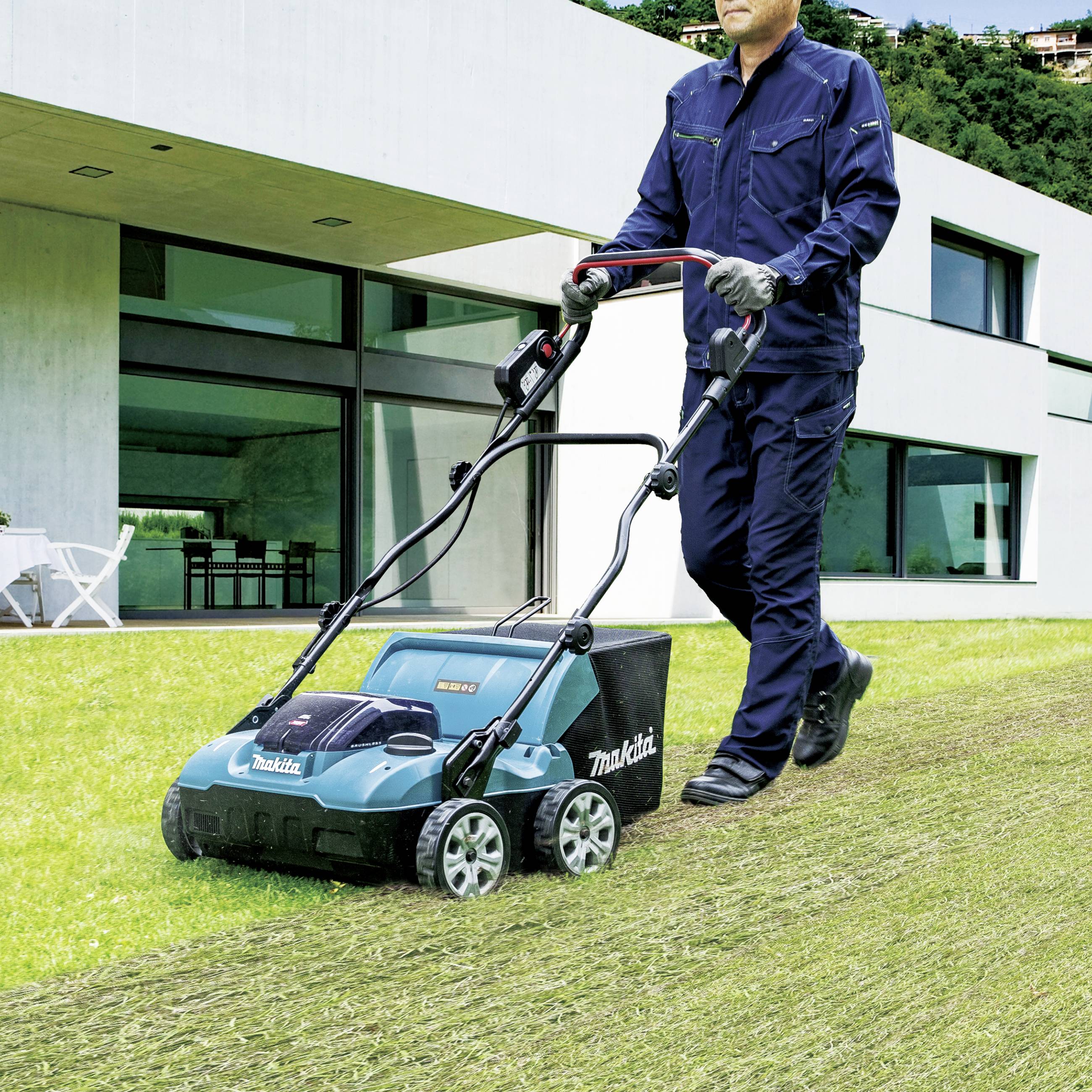 Makita UV001GZ Akku Vertikutierer ohne Akku, ohne Ladegerät Arbeitsbreite 38cm