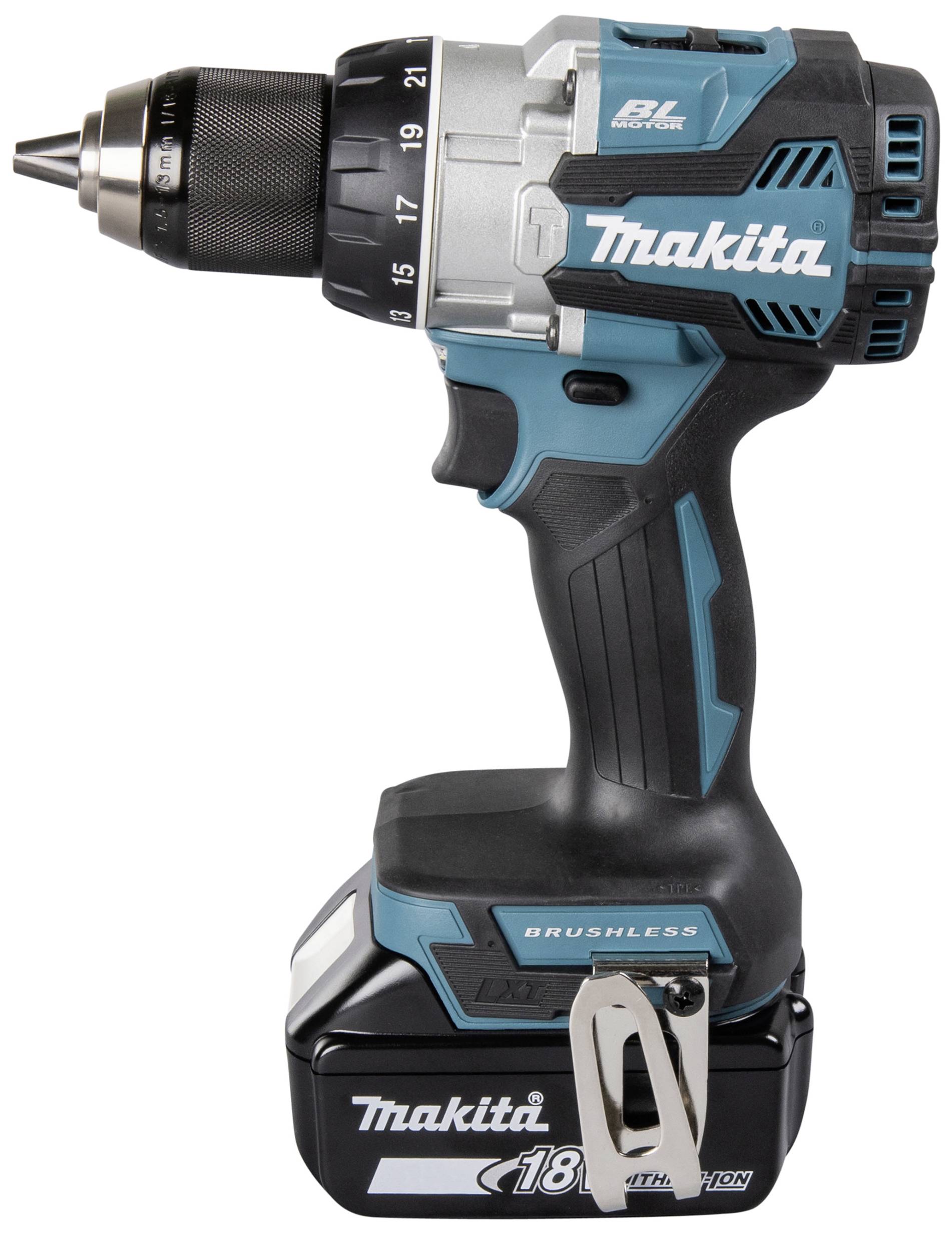 Makita DHP489RTJ 2-Gang-Akku-Schlagbohrschrauber 620W bürstenlos, inkl. 2. Akku, inkl. Ladegerät