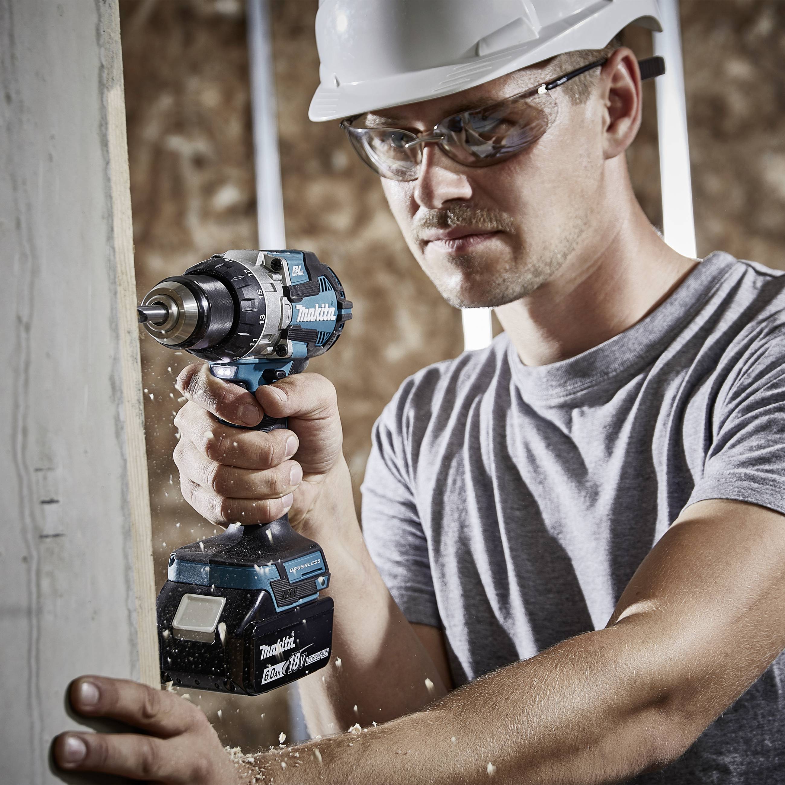 Makita DHP489Z 2-Gang-Akku-Schlagbohrschrauber 620W bürstenlos, ohne Akku, ohne Ladegerät