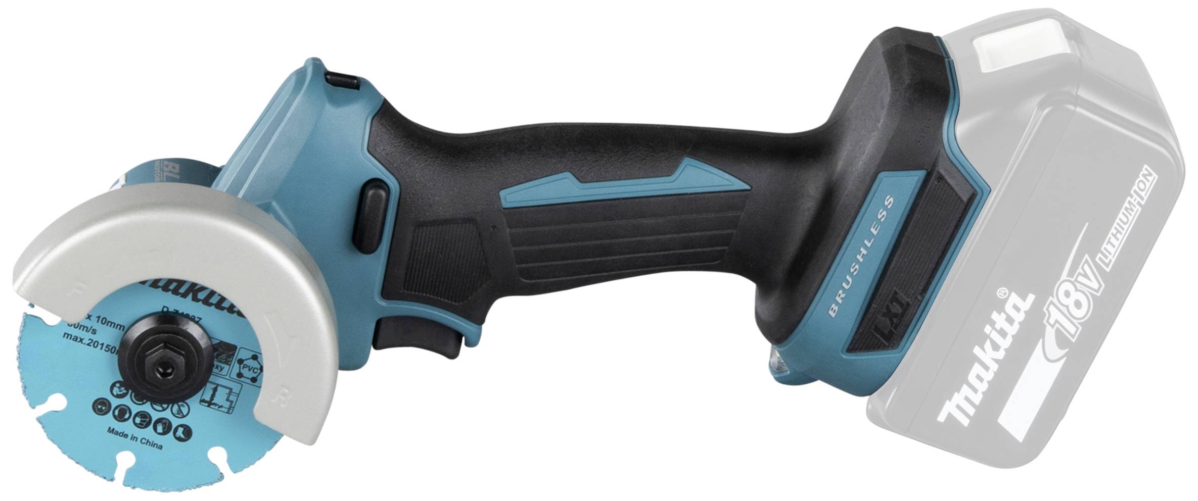 Makita DMC300Z Akku-Winkelschleifer ohne Akku, ohne Ladegerät 18 V