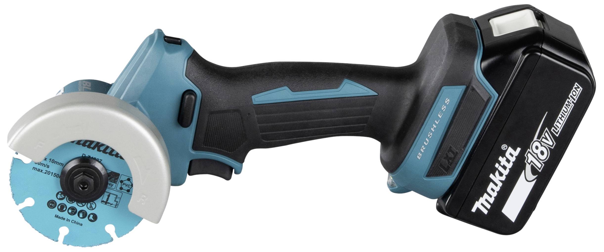 Makita DMC300Z Akku-Winkelschleifer ohne Akku, ohne Ladegerät 18 V