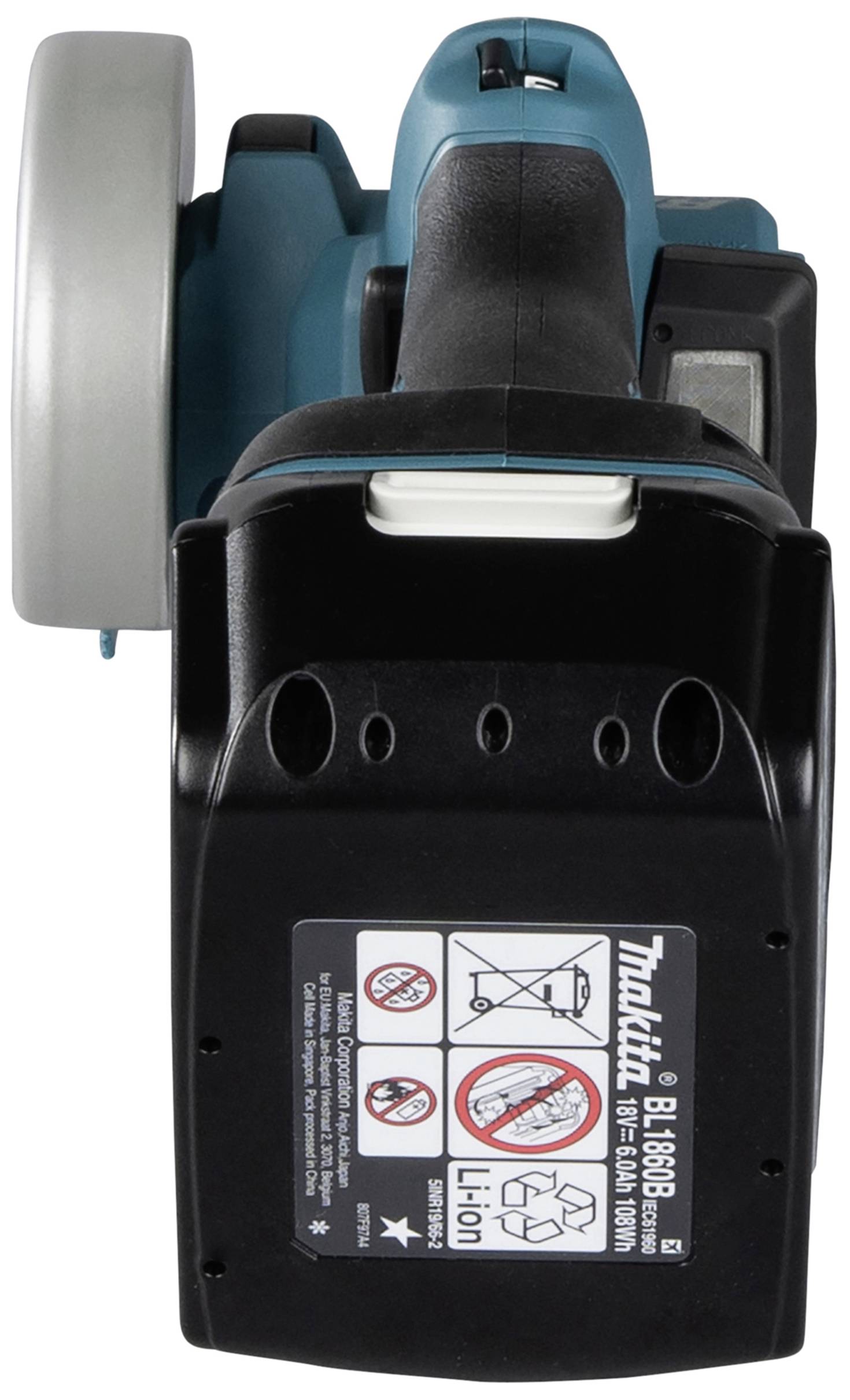 Makita DMC300Z Akku-Winkelschleifer ohne Akku, ohne Ladegerät 18 V