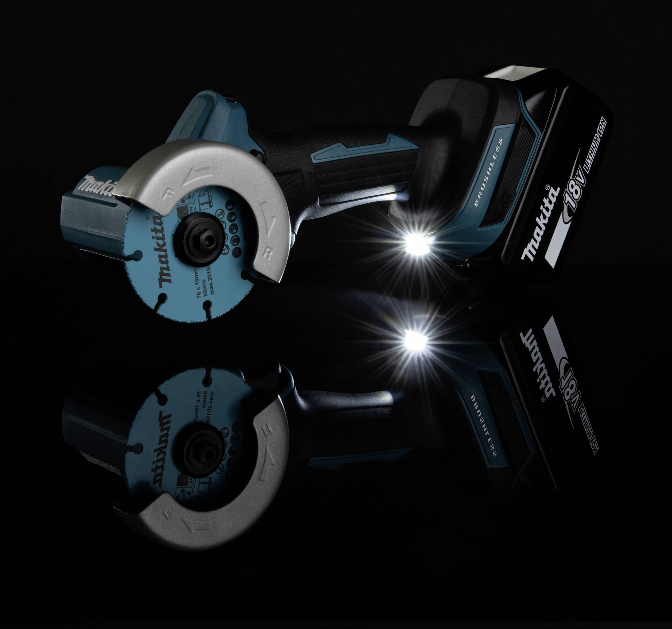 Makita DMC300Z Akku-Winkelschleifer ohne Akku, ohne Ladegerät 18 V