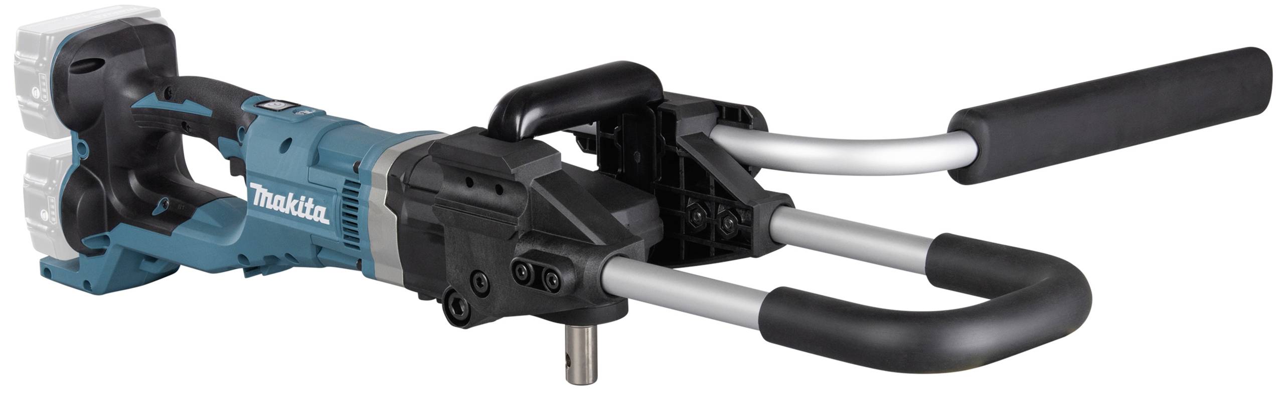 Akku-Trockenbauschrauber von Makita mit ergonomischem Griff, blau-schwarz, für anspruchsvolle Bau- oder Renovierungsarbeiten.