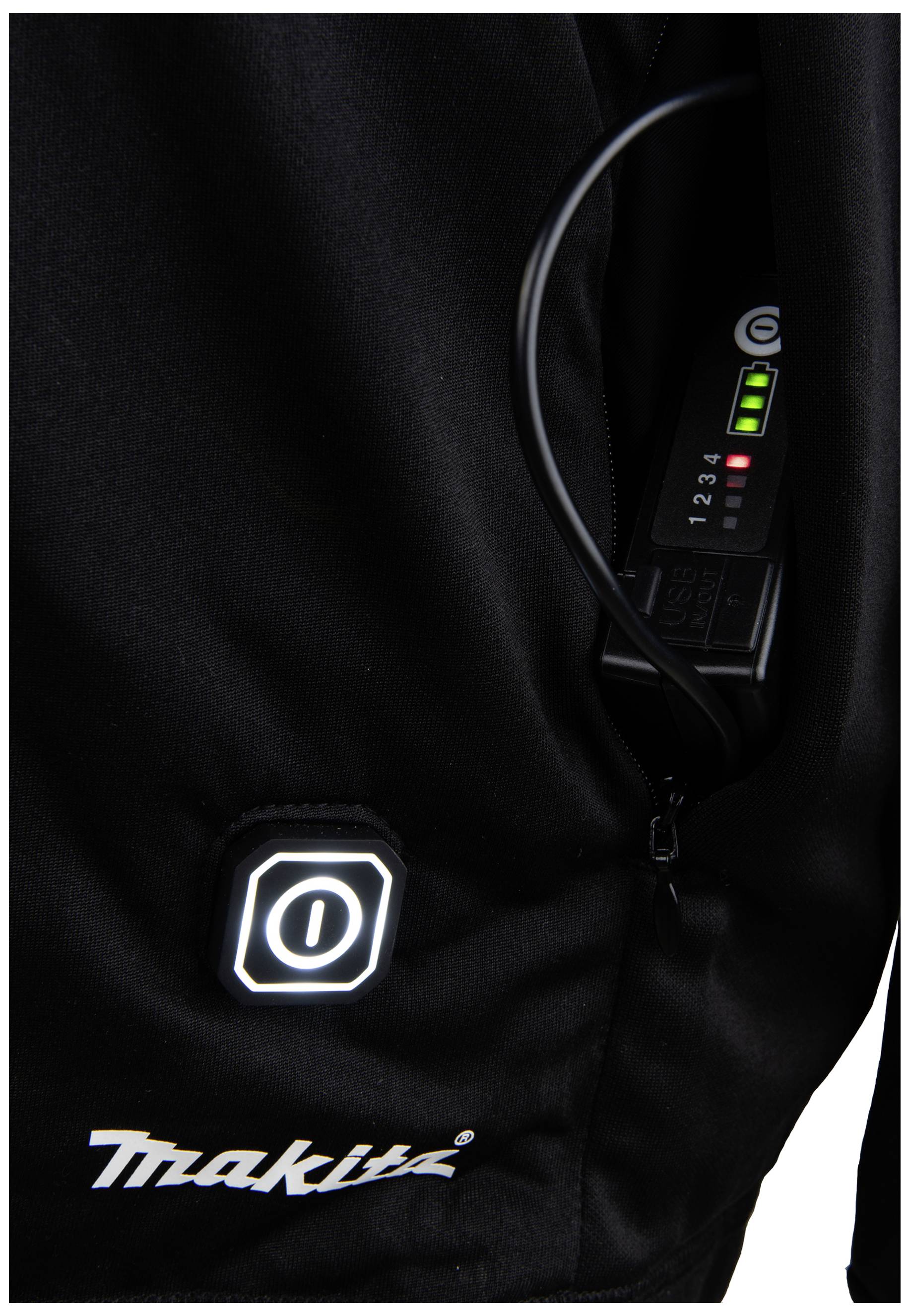 Makita DCX200CM Thermoshirt Schwarz