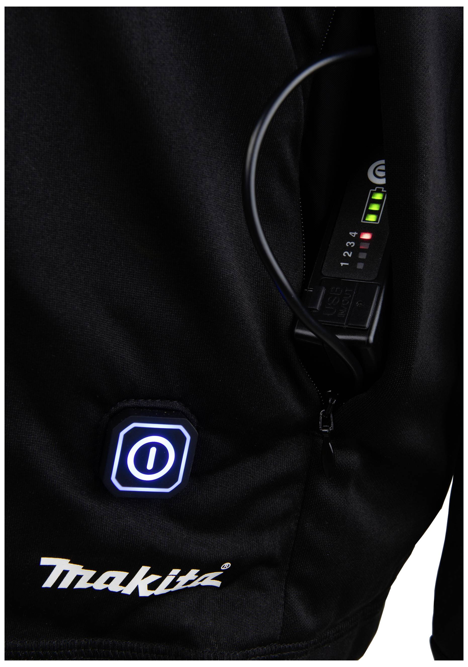 Makita DCX201CXL Thermoshirt Schwarz