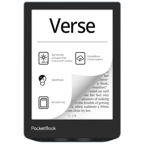 PocketBook Verse eBook-Reader 15.2cm (6 Zoll) Hellblau