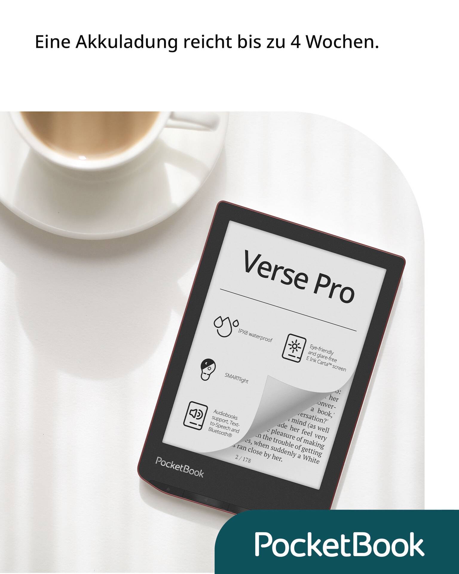 PocketBook Verse Pro eBook-Reader 15.2 cm (6 Zoll) Blau