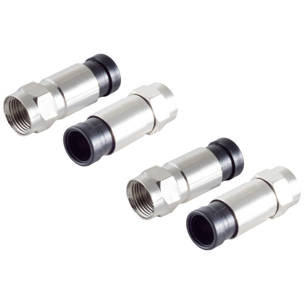 Shiverpeaks BS15-300114 F-Stecker Kompression Anschlüsse: F-Stecker Kabel-Durchmesser: 7 mm 2 St.