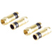 Shiverpeaks BS15-300714 F-Stecker Kompression, vergoldet Anschlüsse: F-Stecker Kabel-Durchmesser: 7